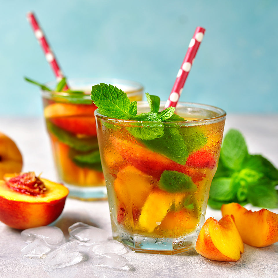 Peach Iced Tea Cocktail